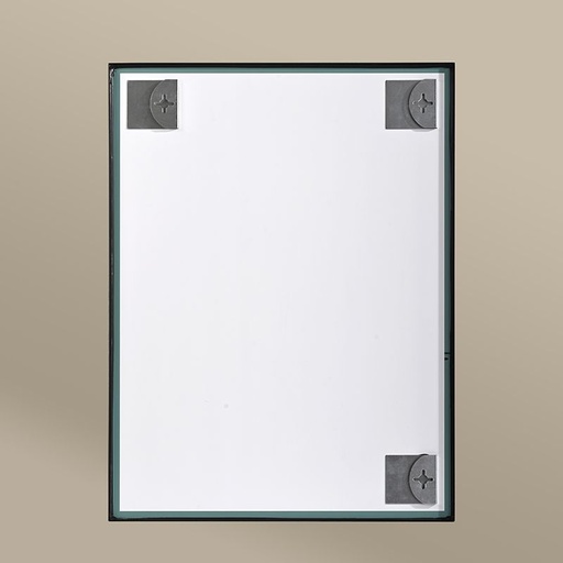Chatelet Miroir Rectangulaire 60X80 Noir Mat