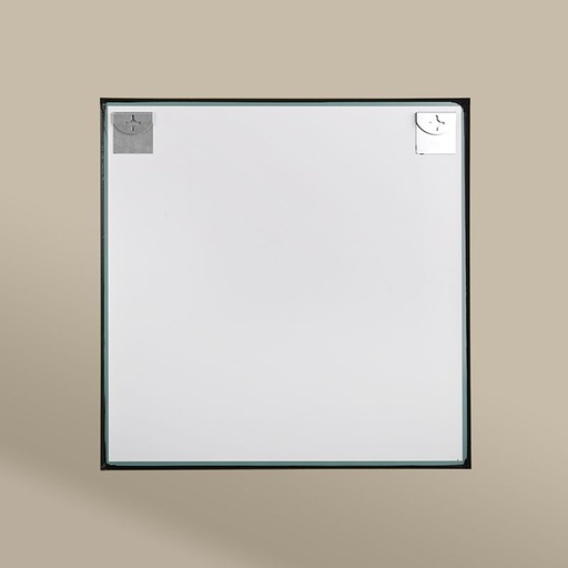 Chatelet Miroir Carre 80X80 Dore Mat