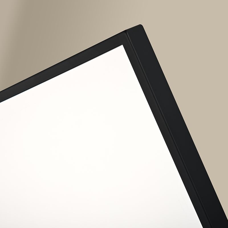 Miroir Carré 80X80 Noir Mat, Châtelet 