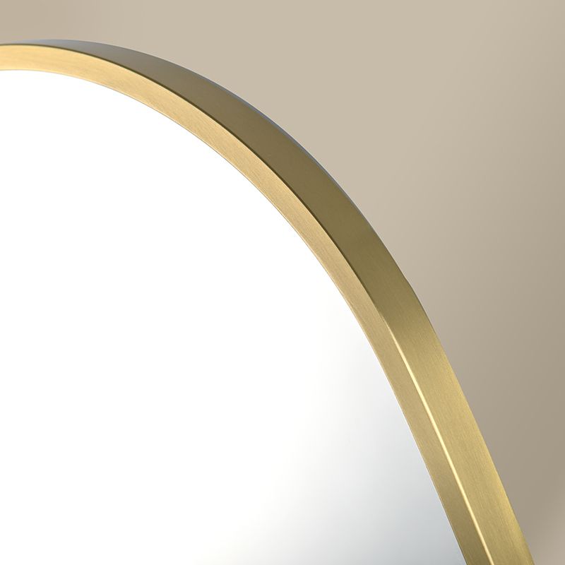 Miroir Organique 50X80 Dore Mat, Elipse 