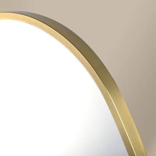 Elipse Miroir Rectangulaire 60X80 Dore Mat