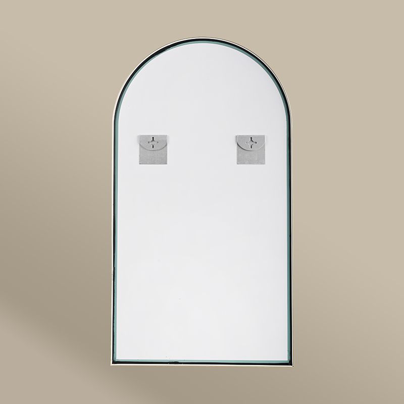 Miroir Demi Lune 55X100 Dore Mat, Châtelet