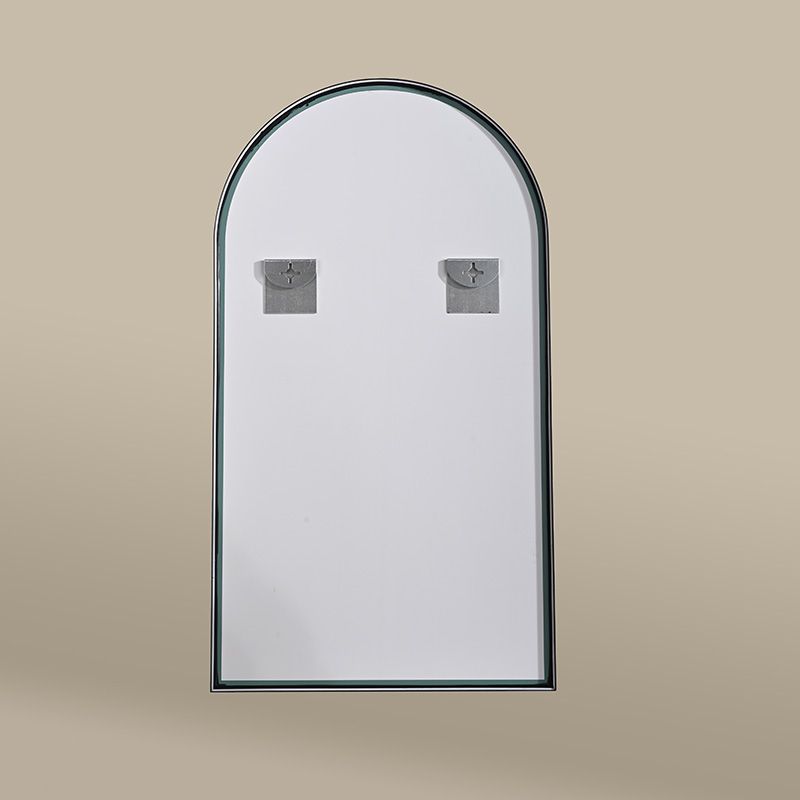 Miroir Demi-Lune 55X100 Noir Mat Châtelet 