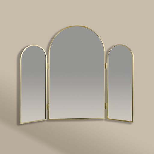 Chatelet Triptyque 94X76 Dore Mat