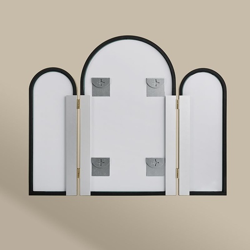 Chatelet Triptyque 94X76 Dore Mat