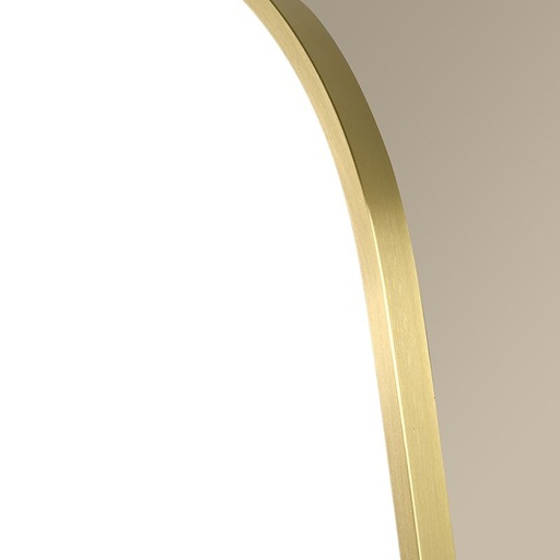 Elipse Miroir Rect.50X80 Led+Anti-Buee Dore Mat