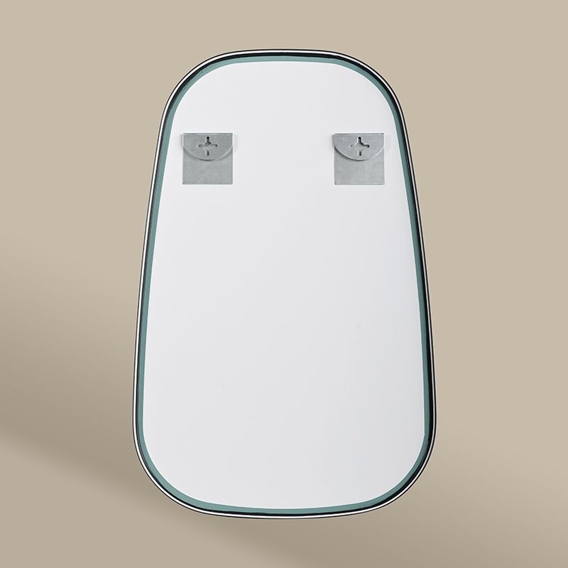 Miroir organique 50X80 Noir Mat, Elipse 