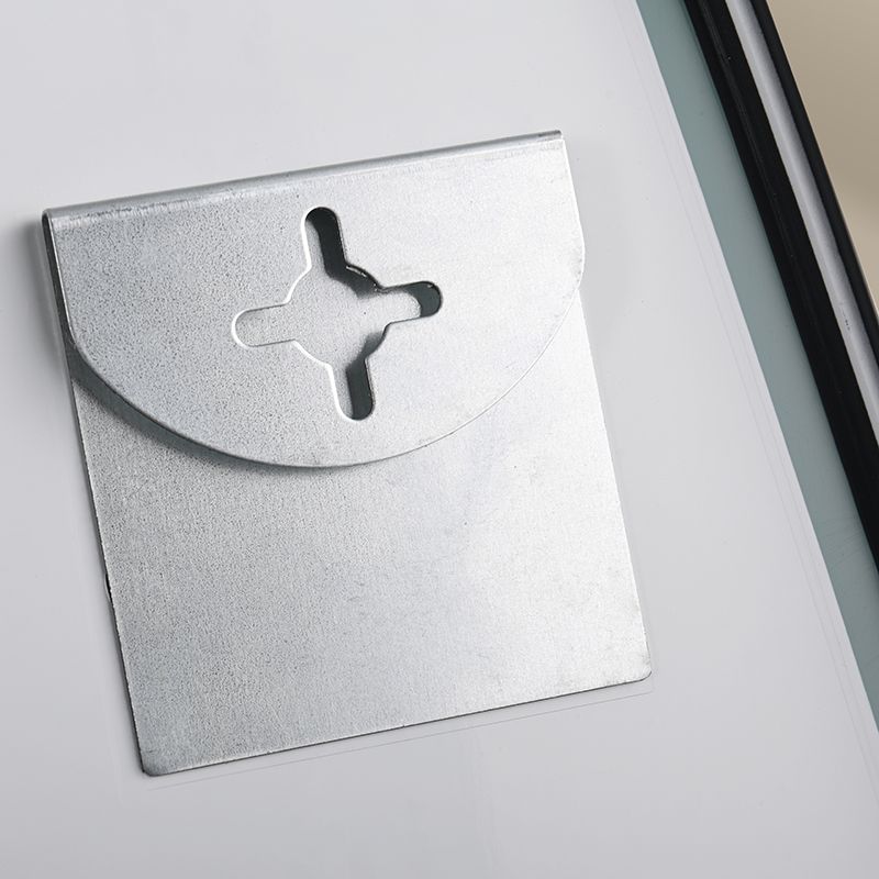 Miroir organique 50X80 Noir Mat, Elipse 