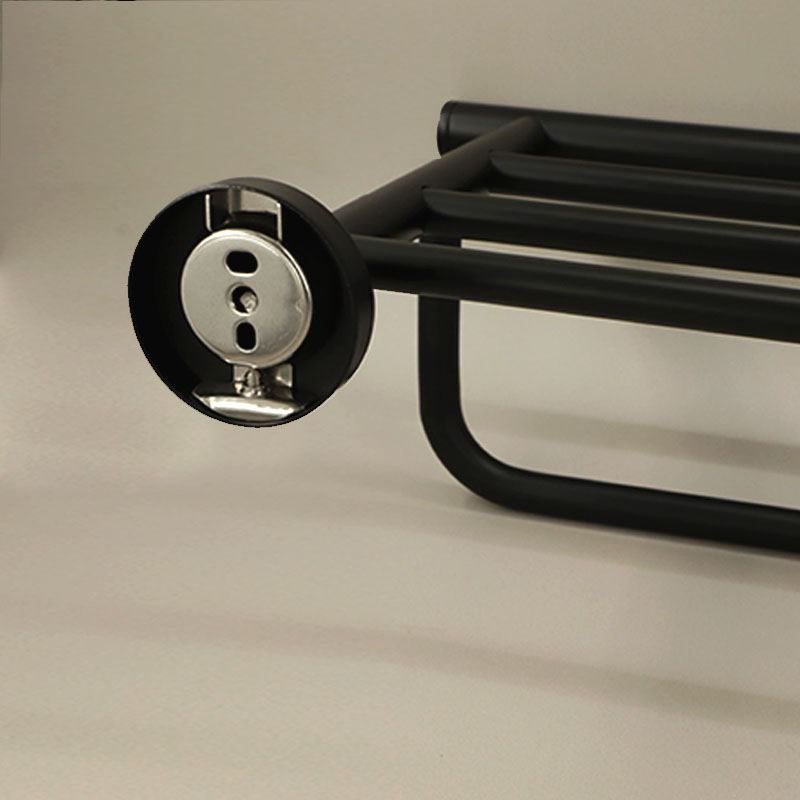 Rack porte-serviettes, noir brossé, Châtelet