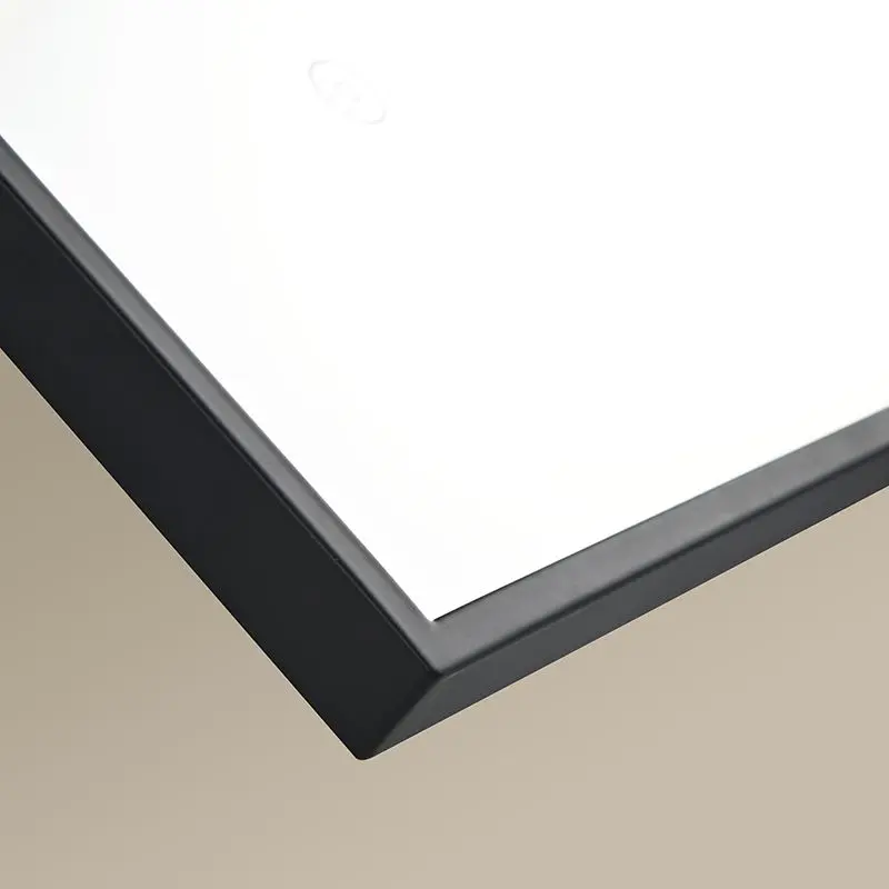 Miroir Rectangulaire 60X80 rétroéclairage Led et Anti-Buée, Chatelet, 2 couleurs
