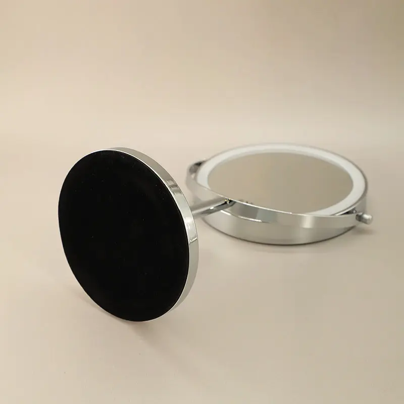 Miroir cosmétique grossissant  5X,  chrome, Elvire
