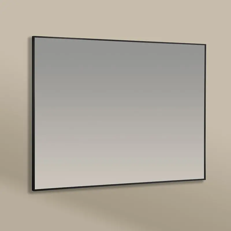 Miroir Rectangulaire 140X80 Noir Mat, Châtelet