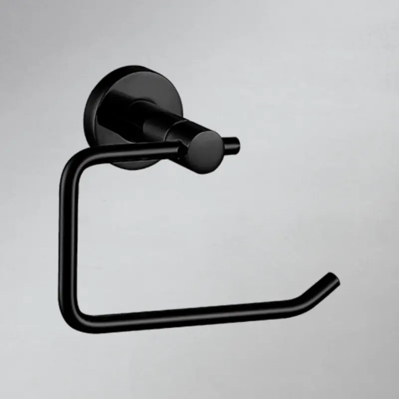 Porte papier ouvert noir mat, Roll