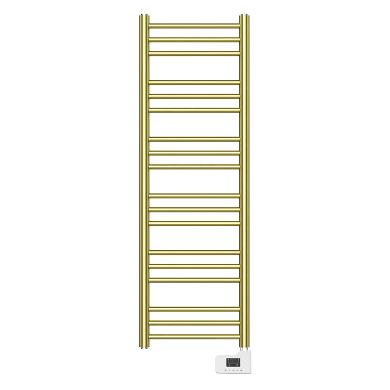 Sèche-serviette électrique, 500W, 40x120x9.2Cm, Doré mat, Châtelet