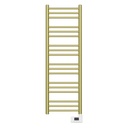 Sèche-serviette électrique, 500W, 40x120x9.2Cm, Doré mat, Châtelet