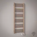 Sèche-Serviettes électrique, 120x50 cm, 500W, Doré Rose brossé, Châtelet