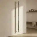 Chauffe serviette électrique 75W 145X32  Inox Brossé, Châtelet