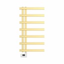 Sèche serviette électrique 400W 50X90 Doré Mat, STAN