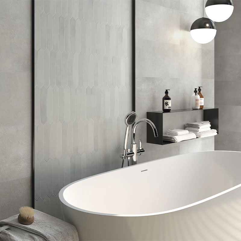 Carreau Switch Navette, Grey, 4,3x24,3 cm