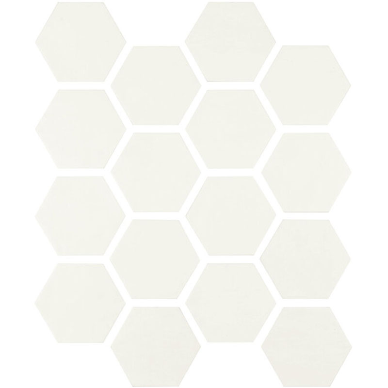 Carreau Switch Hexa, White, 10x11 cm