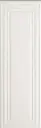 Carrelage mur moulures aspect boiserie, 30x90 cm, Blanc Mat 