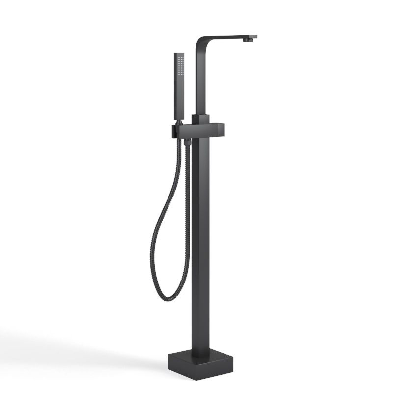 Deauville, Mitigeur Bain au sol, Gun Métal Brossé