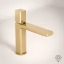 Deauville, Mitigeur Lavabo Doré Brossé