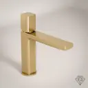 Deauville, Mitigeur Lavabo Doré Brossé