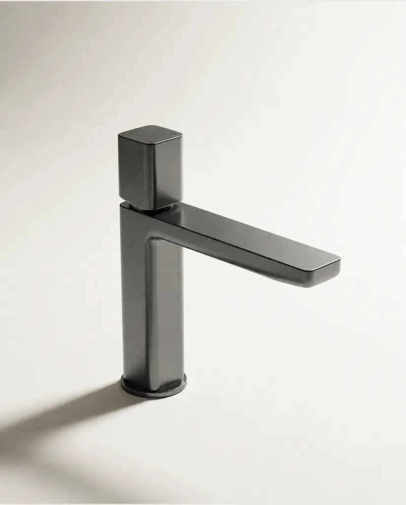 Deauville, Mitigeur Lavabo Gun Métal Brossé