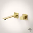 Deauville, Mitigeur Lavabo encastré Doré Brossé