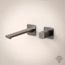 Deauville, Mitigeur Lavabo encastré Gun Métal Brossé