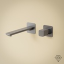 Deauville, Mitigeur Lavabo encastré Gun Métal Brossé