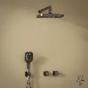 Deauville, Composition Mitigeur Douche encastré Gun Métal Brossé 