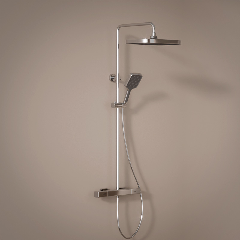 Colonne de douche avec mitigeur mécanique, Chromé, Deauville