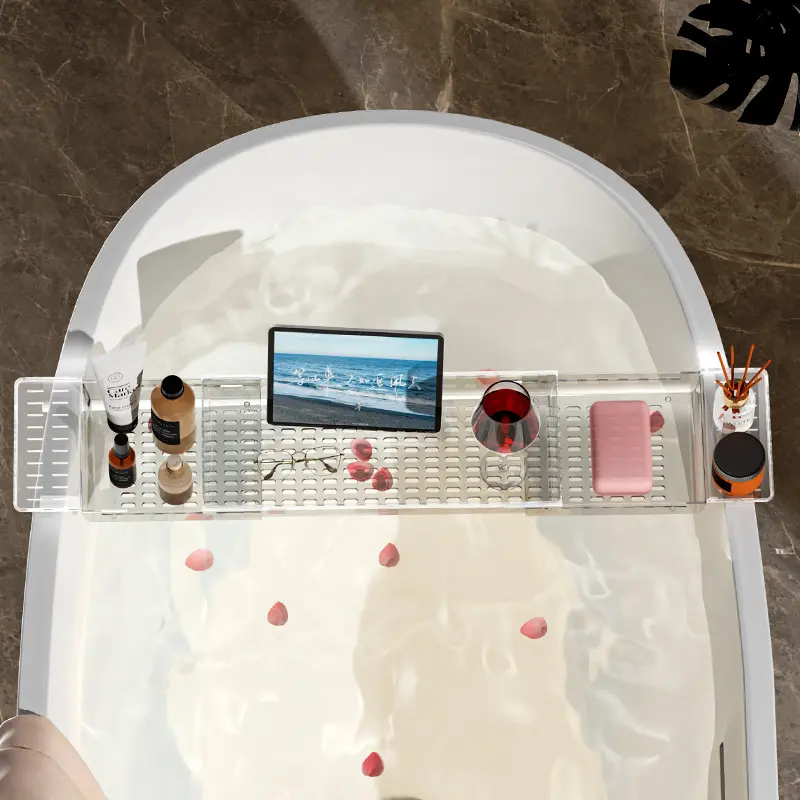 Pont de baignoire Transparent 56.5X17.5cm BILLY