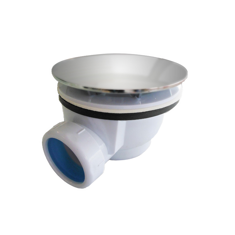 Bonde de douche Ø90mm pour receveur Bora, Chromée