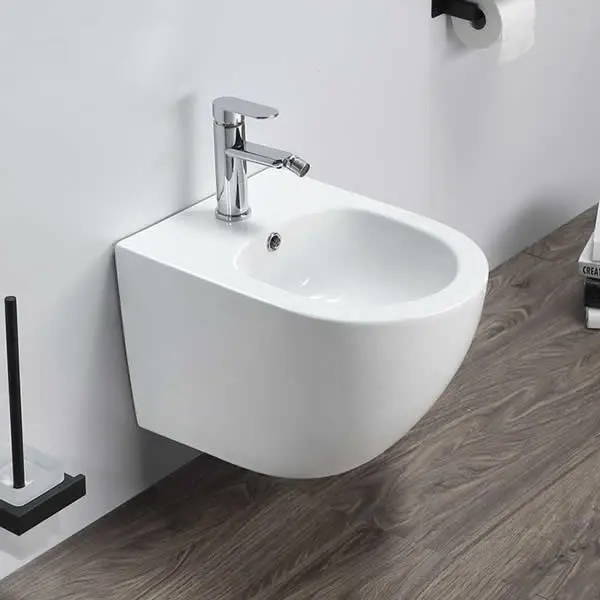 Bidet Suspendu, 48x37, Blanc brillant, Celia