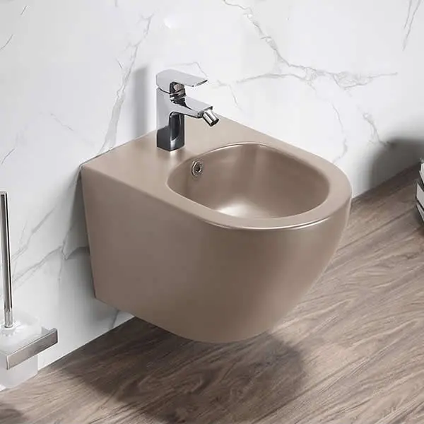 Bidet Suspendu, 48x37, Cappuccino mat, Celia