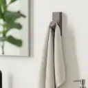 Patère murale clou, finition Gris ciment, T16