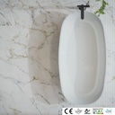 Revêtement mur et sol, 60.6X121.2 cm, Carrara Ocre Mat, B'organic®