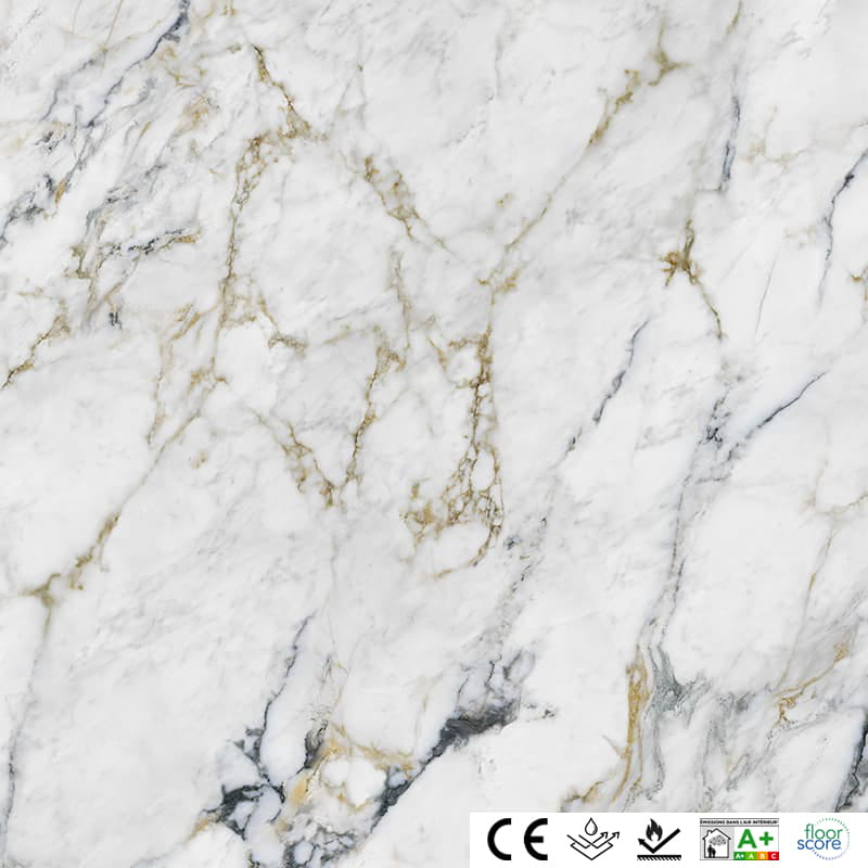 Revêtement mural Carrara, 122x244 cm Ocre Mat, B'organic®