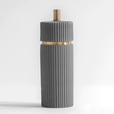 Pot en porcelaine, 2 dimensions, Gris