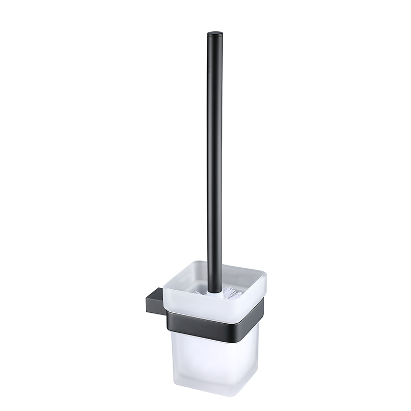 Porte-balayette, Noir mat, Qube