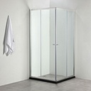 Cabine de douche coulissante 80x80 ou 90x90 cm, Orea