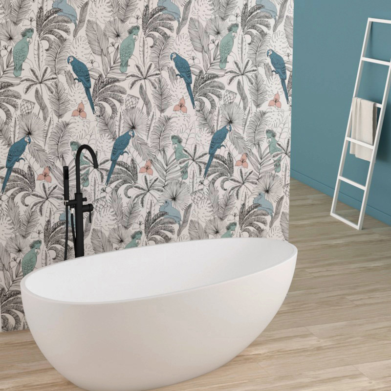 Carrelage mur Perroquet White  60x120 cm, Niloka