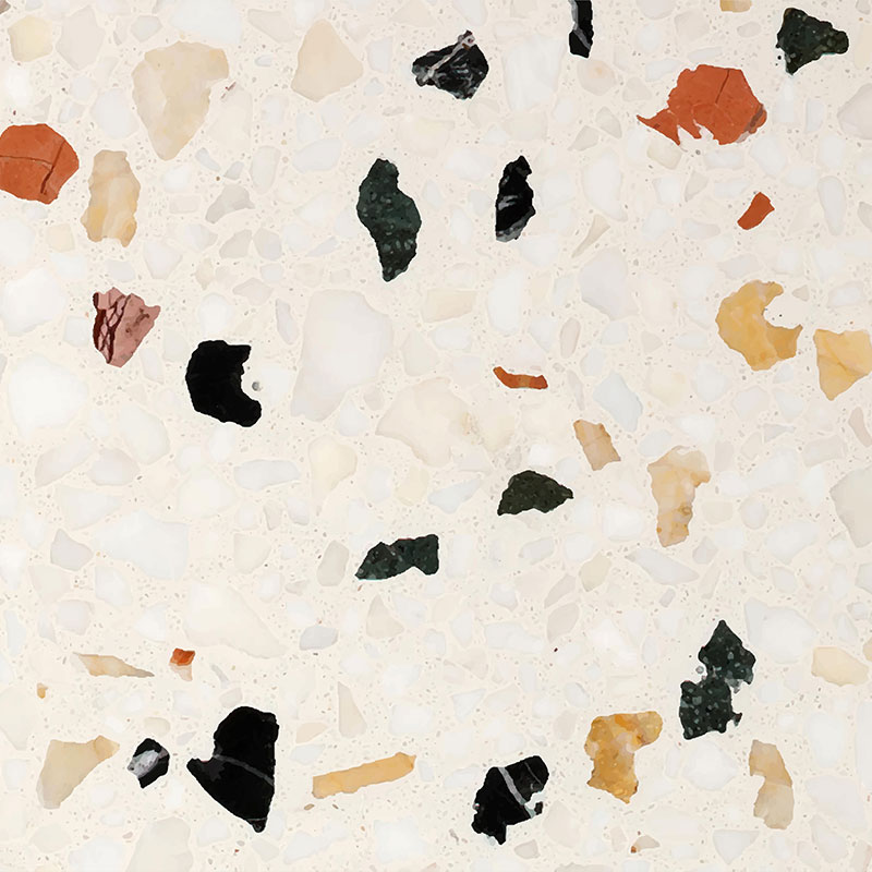 Carrelage mur décor Terrazzo, 60x120 cm