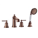 Robinet de baignoire mélangeur, 4 trous, sur plage, Liberty