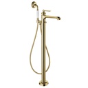 Robinet mitigeur de bain au sol, doré, Liberty