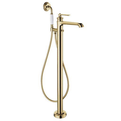 Robinet mitigeur de bain au sol, doré, Liberty