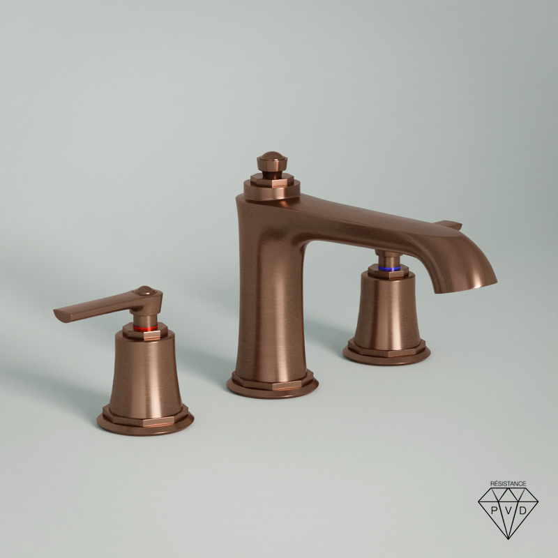 Mélangeur Lavabo 3 trous, Liberty, 3 couleurs